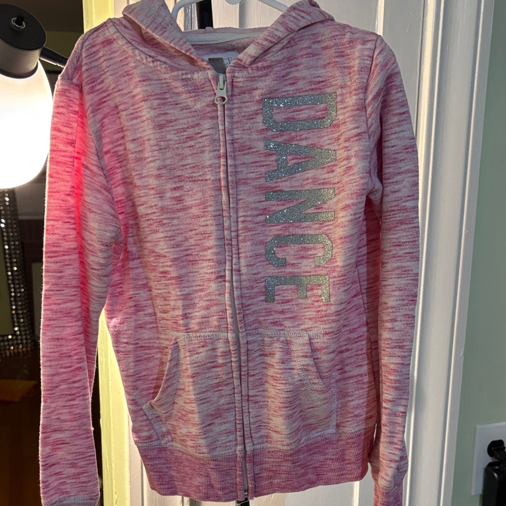 Place Pink and Gray Dance Hoodie